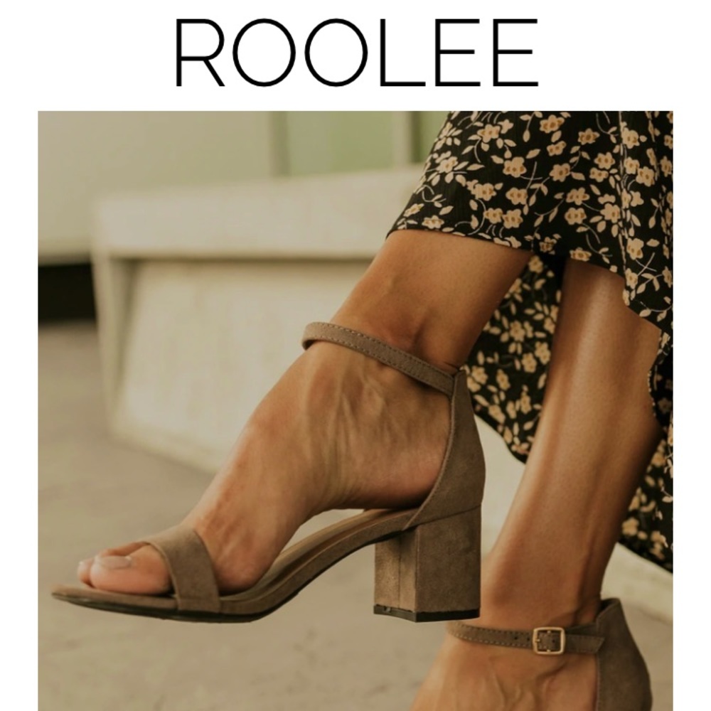 BRAND NEW Roolee heels!!! Super cute!